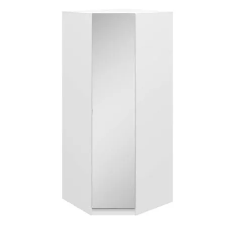 Moritz Corner Mirrored Wardrobe