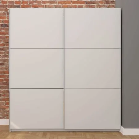 Norvik 180cm Sliding Wardrobe White