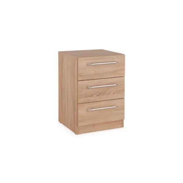 Holborn 3 Drawer Bedside Cabinet