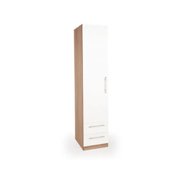 Hyde 1 Door Wardrobe with 2 Drawers