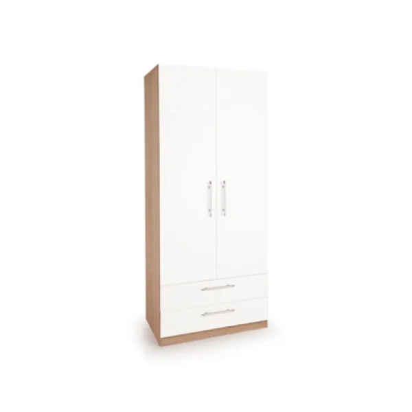 Hyde 2 Door Wardrobe with 2 Drawers