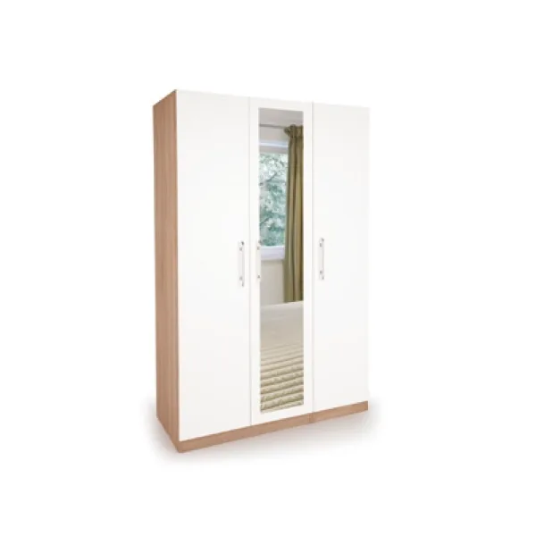 Hyde 3 Door 1 Mirror Wardrobe