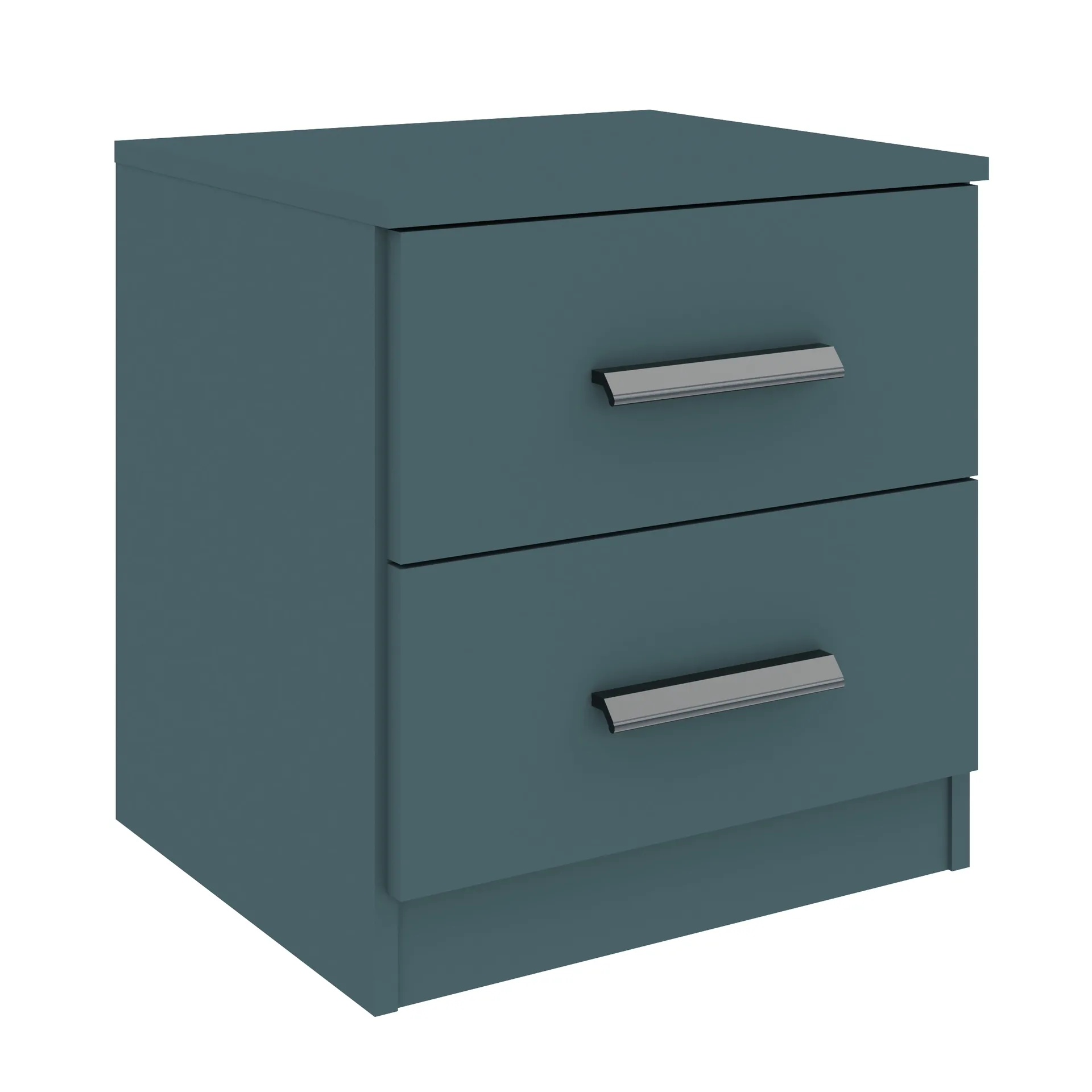 Norvik Anthracite 2 Drawer Bedside Cabinet